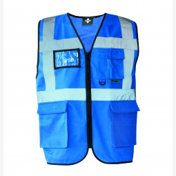 Kamizelka odblaskowa wielofunkcyjna z kieszeniami