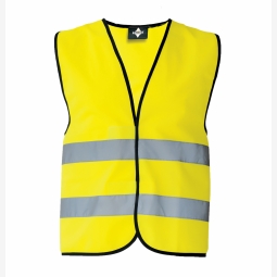 Kamizelka odblaskowa z czarnym obszyciem