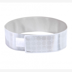 Opaska odblaskowa certyfikowana na rzep Orafol srebrna